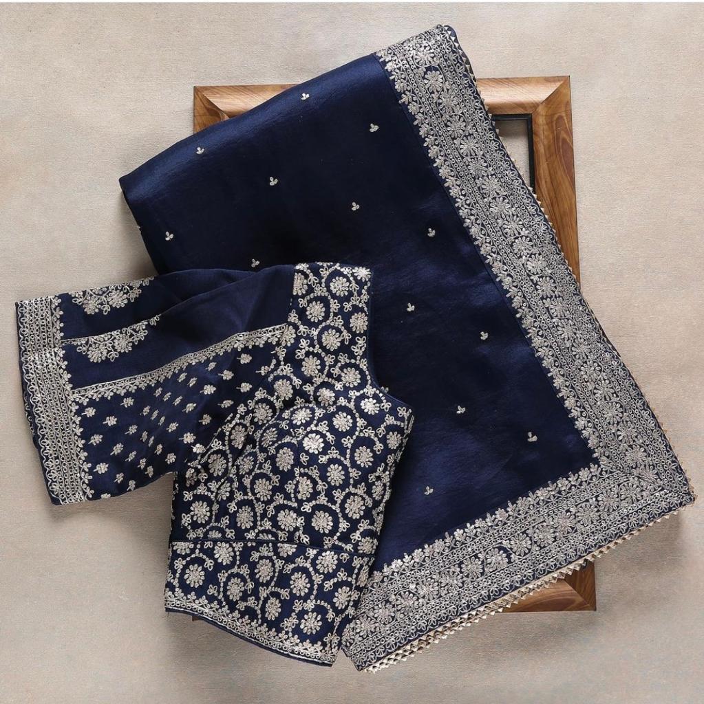 1110 Soft Organza Heavy Festive Wear Designer Latest Saree Collection